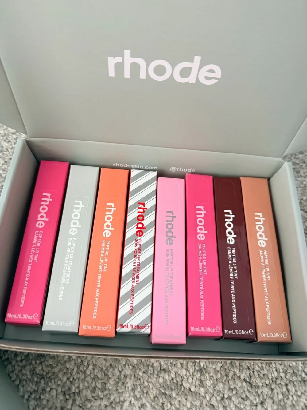 16 PCS RHODE Lipstick Collection Boxed Set